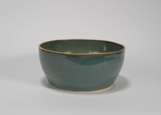 Handmade Green Glaze Organic Succulent Bowl – Ceramic Planter