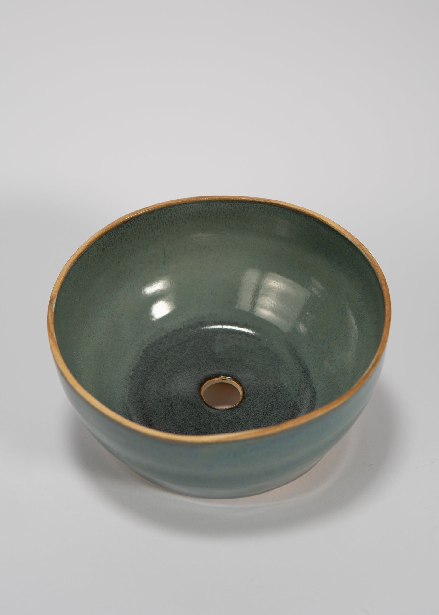 Handmade Green Glaze Organic Succulent Bowl – Ceramic Planter